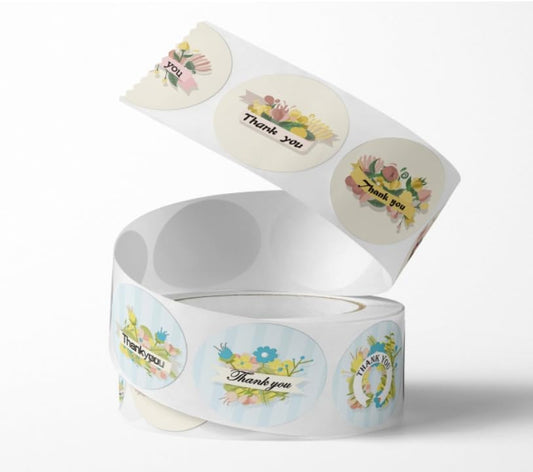 Thank You Sticker VI AC016 (Pack Of 10)