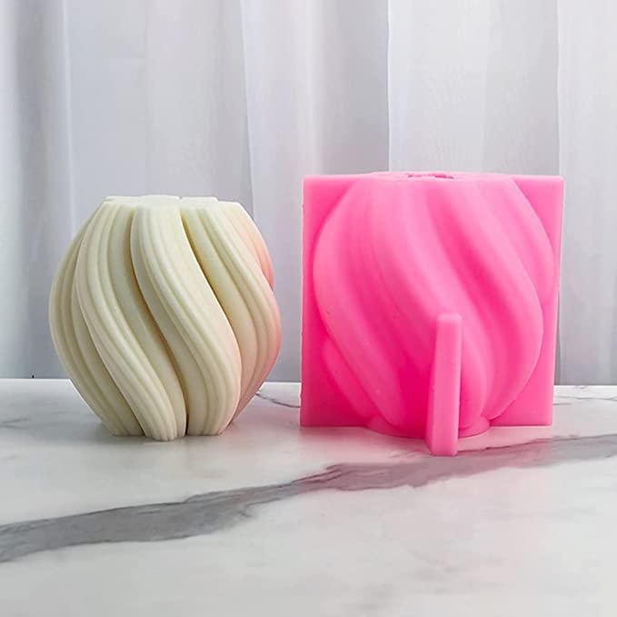 GB176 - GB177 Swirl Candle Mol