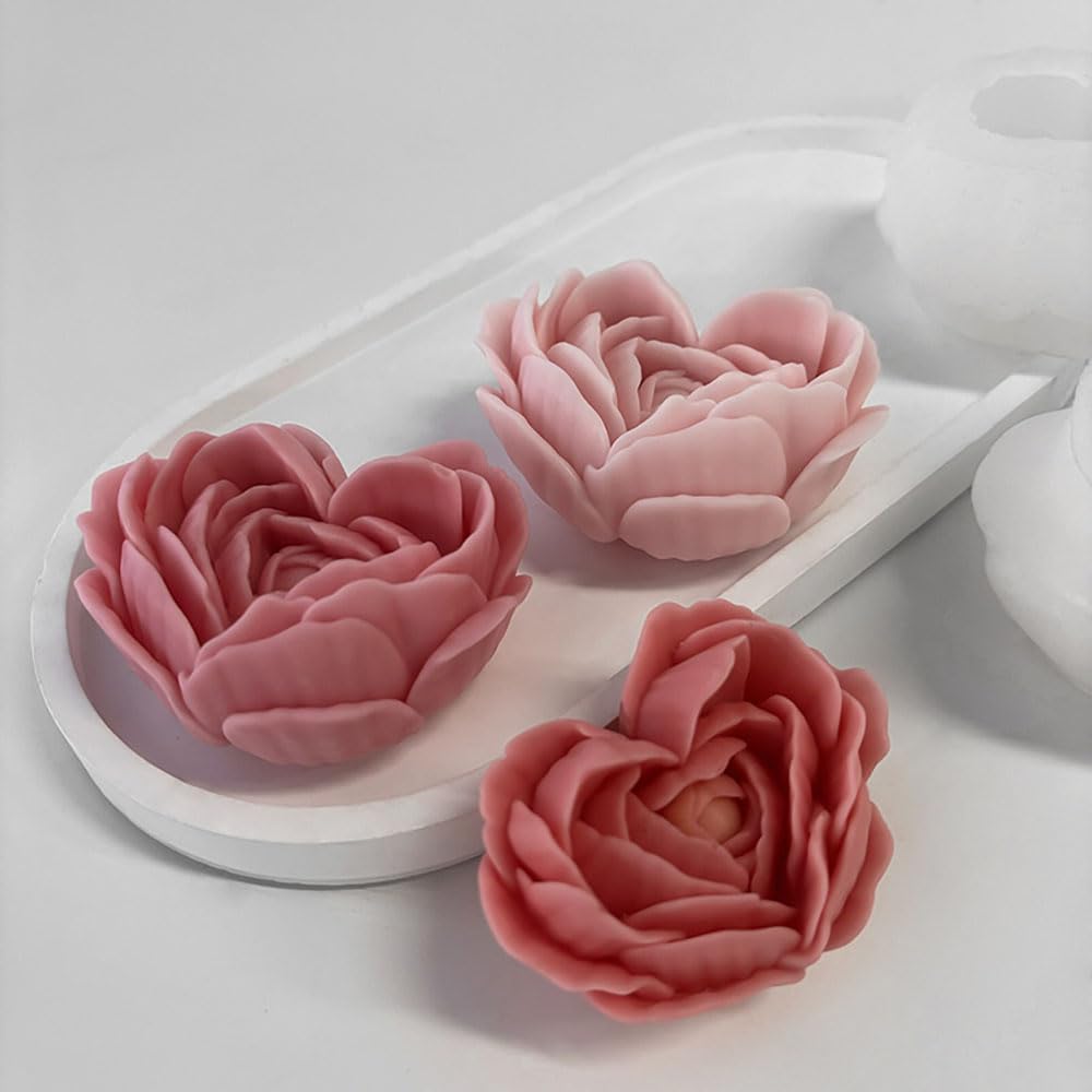 GB129 Rose Petal Heart Mold