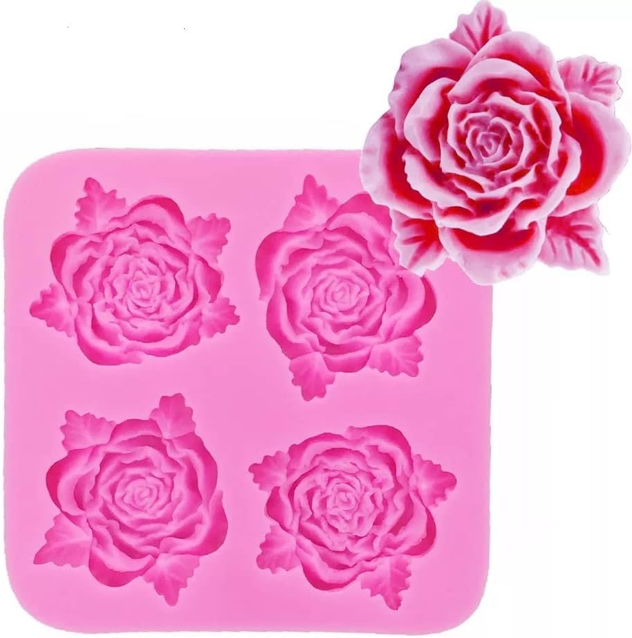 TM016 4C Rose Mold