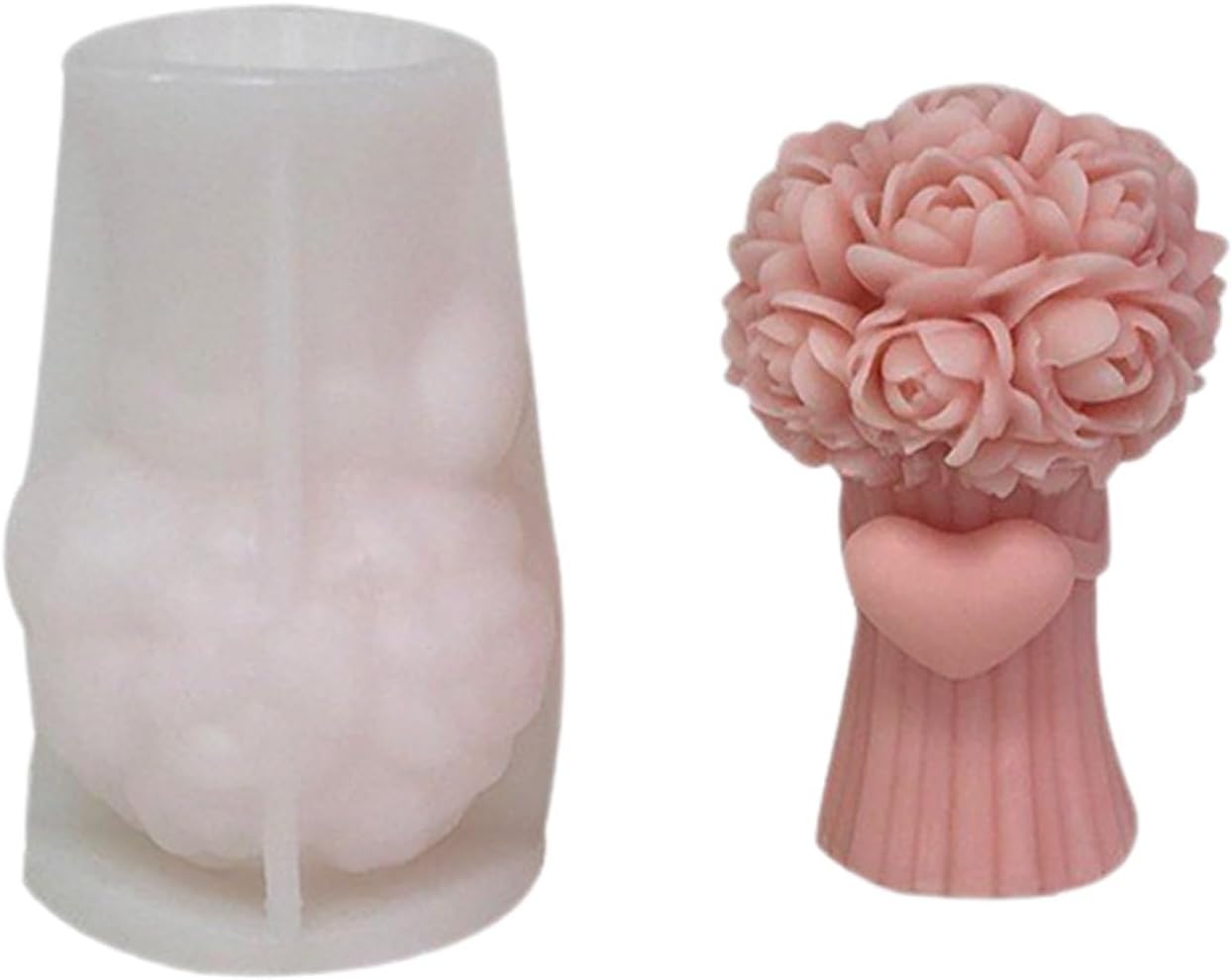 GB020 Bouquet Heart Mold