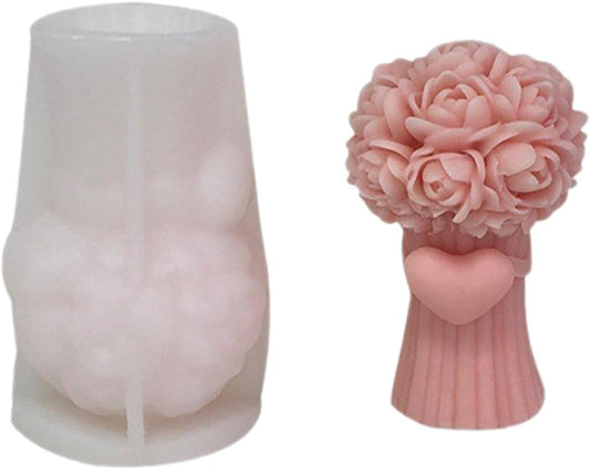 Bouquet Heart Mold GB020