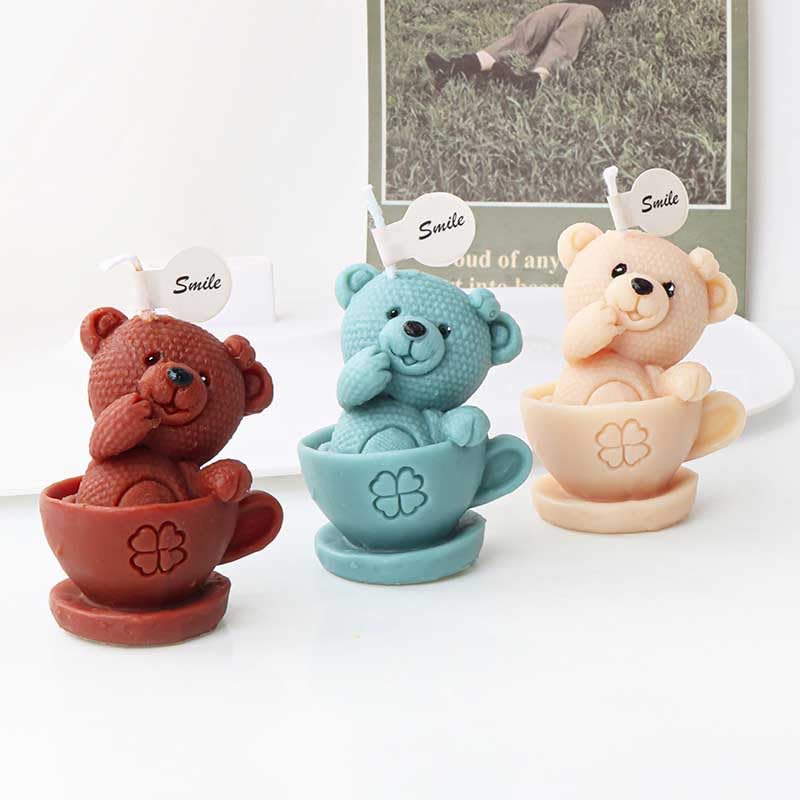 GB015 Teddy Bear In Cup Mold