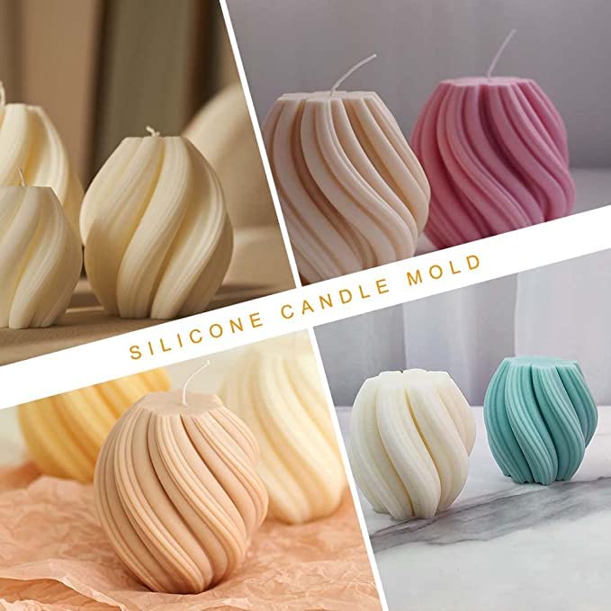 GB176 - GB177 Swirl Candle Mol