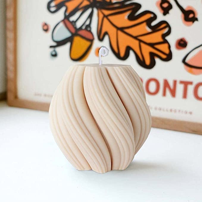 GB176 - GB177 Swirl Candle Mol