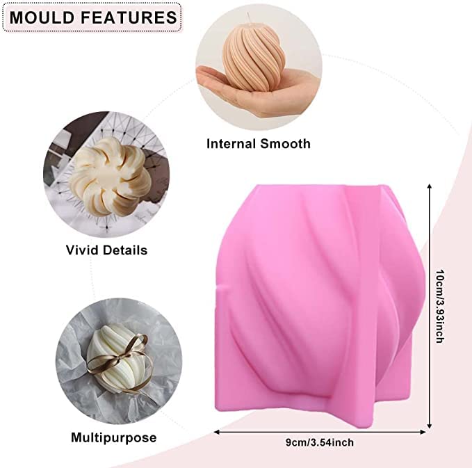 GB176 - GB177 Swirl Candle Mol