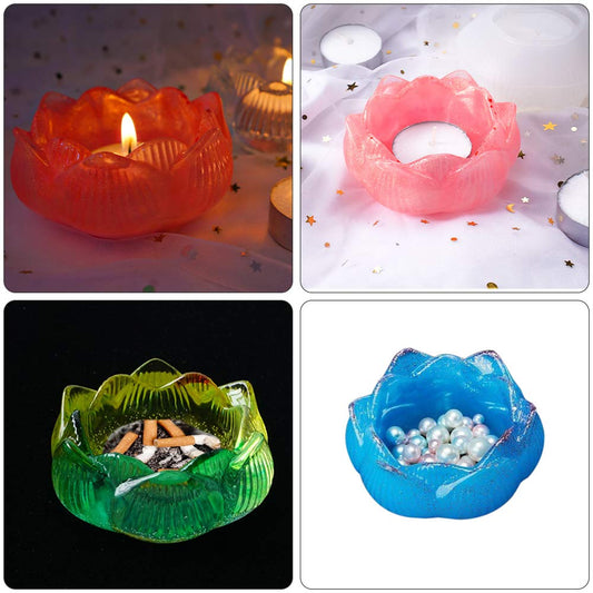 Lotus Candle Holder Mold CRM007 (Pack Of 6)