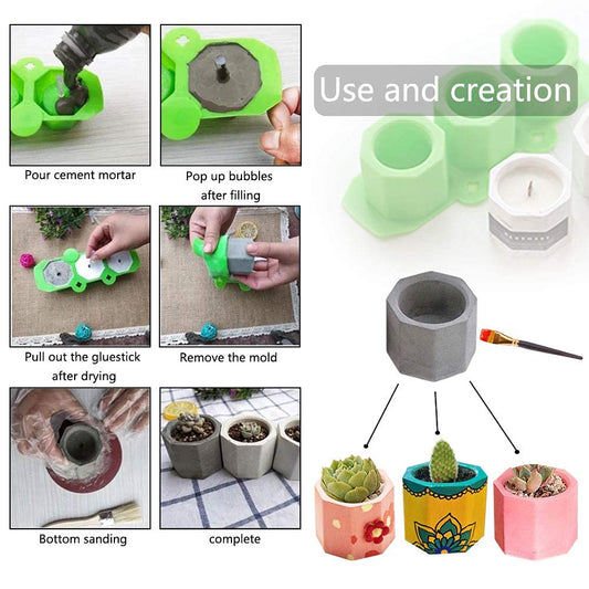 Octagon Mold CRM021 (Pack Of 5)