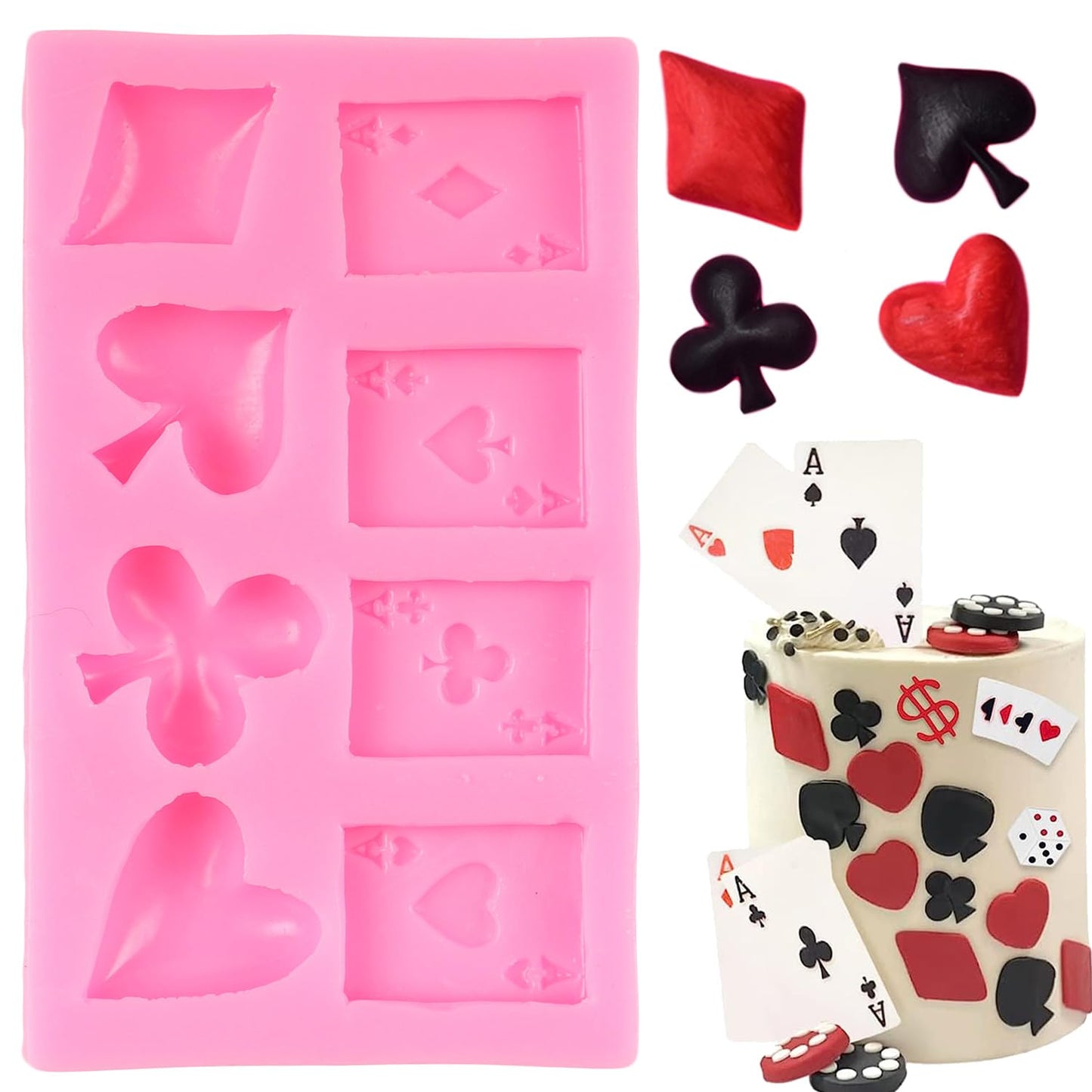 TM061 Poker Candle Mold
