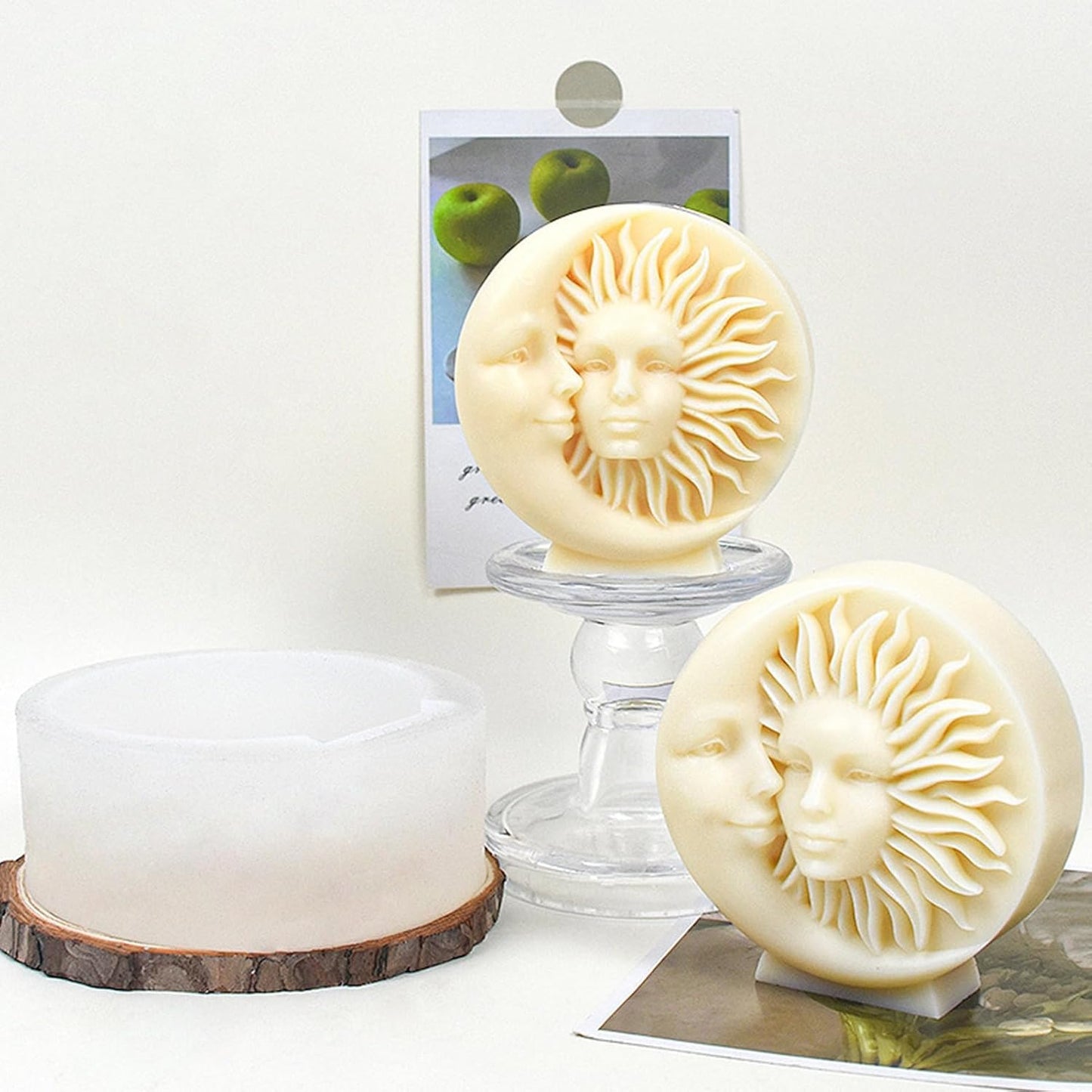 GB032 3D sun -Moon Mold