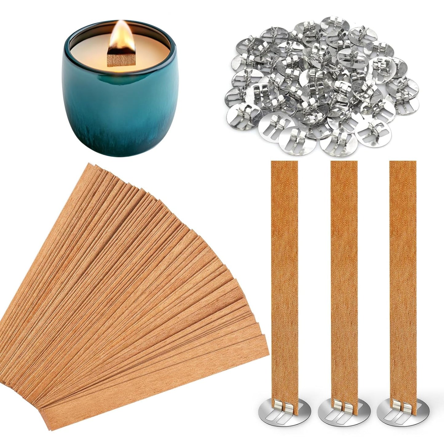 WW001 Candle Wooden Wick 5.5inch