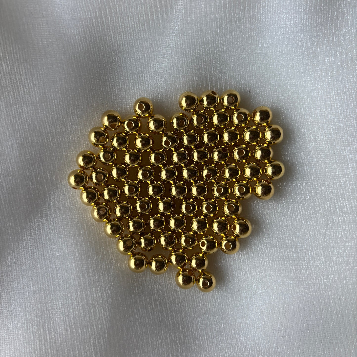 Premium Round Craft Beads – Metallic & Pearl Finish Beads for Jewelry 8 mm (Pack Of 10)