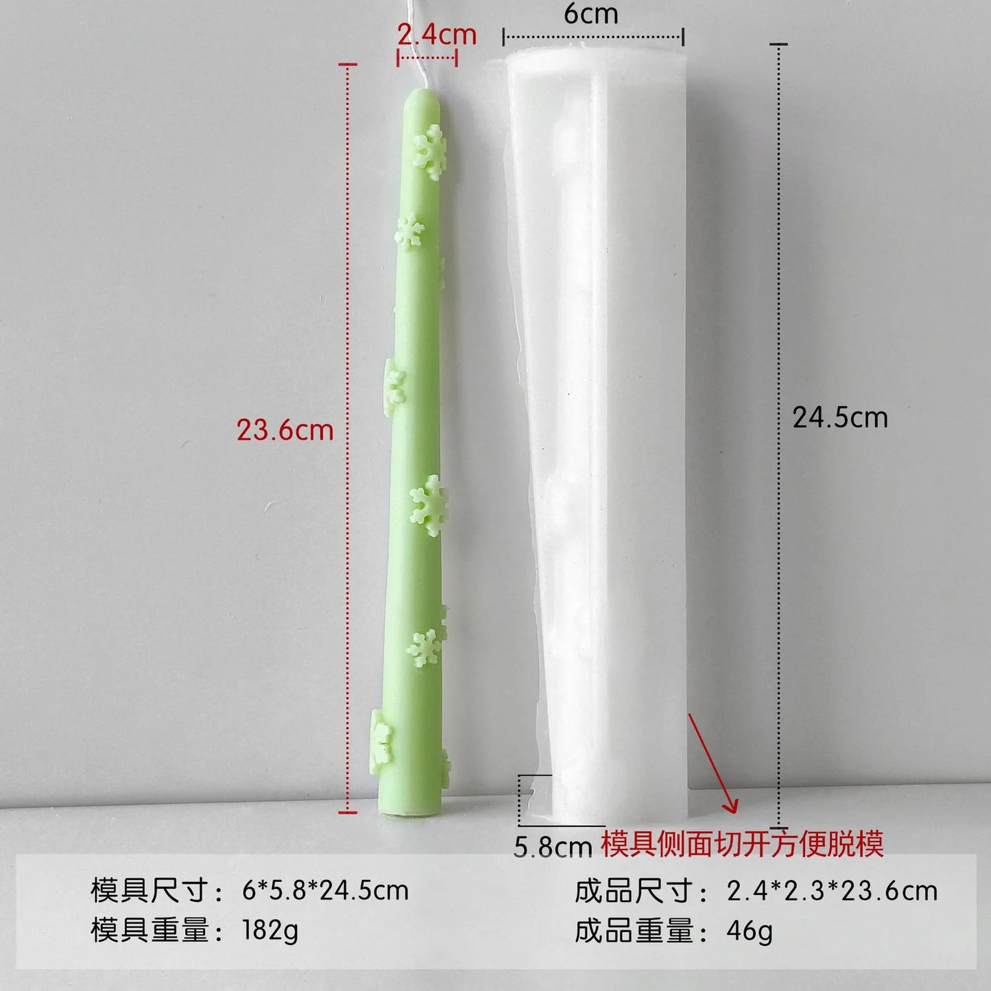 Snowflakes Tapper Mold GB187