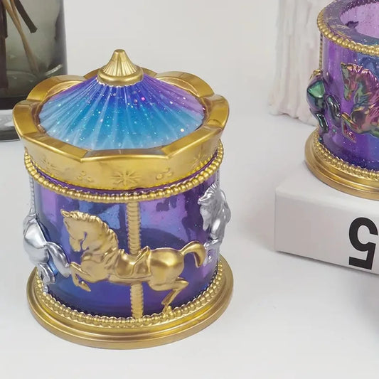 Carousel Jar Mold CRM015