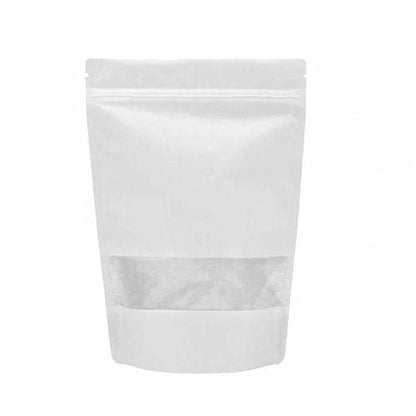 PI010 Ziplock White Pouch (100 gm) Size : 6 x 4