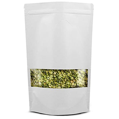 PI010 Ziplock White Pouch (100 gm) Size : 6 x 4