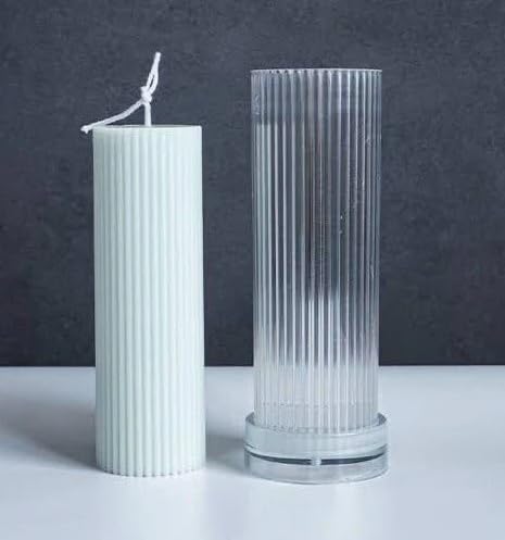 GB092 Jumbo Line Pillar Mold (Size: 6 inch x 3 inch)