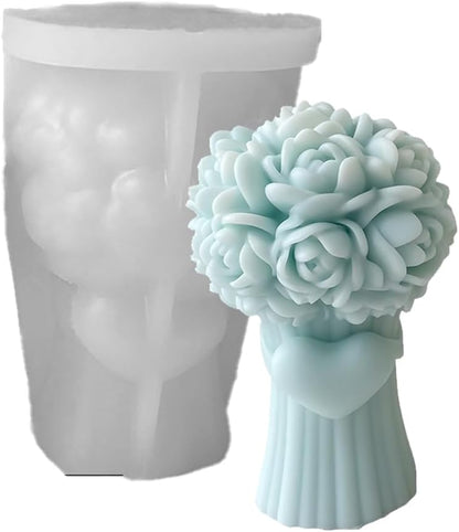 GB020 Bouquet Heart Mold