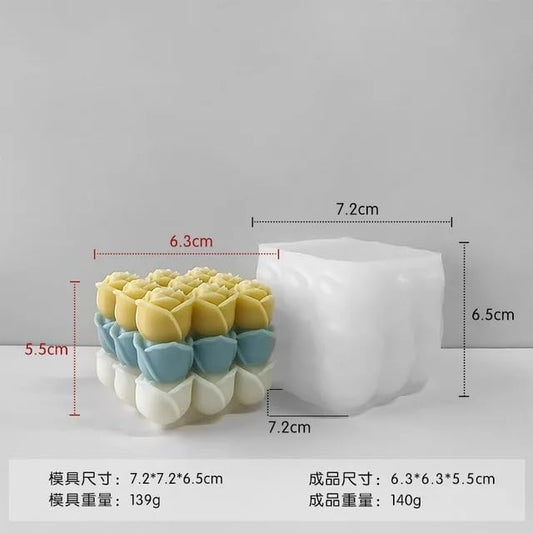 GB140 Rose Bubble Mold