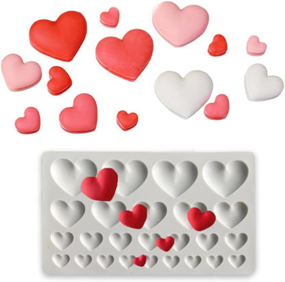 TM040 Mix Heart Mold
