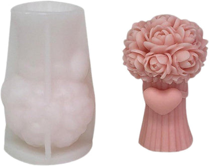 GB020 Bouquet Heart Mold