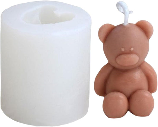 Plain Teddy Bear Mold GB008