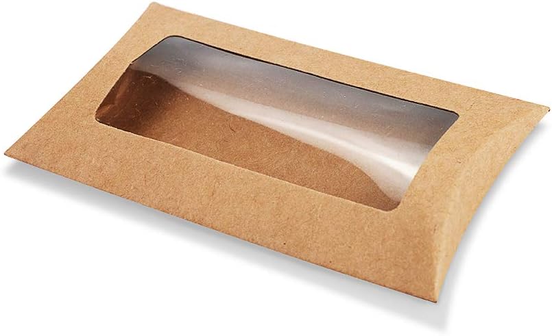 Pillow Box With Window (Pack of 50) PI072