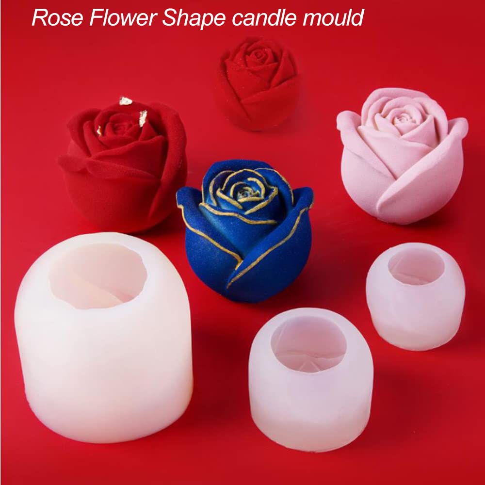 GB136 Set of Roses Mold (Set Of 3)