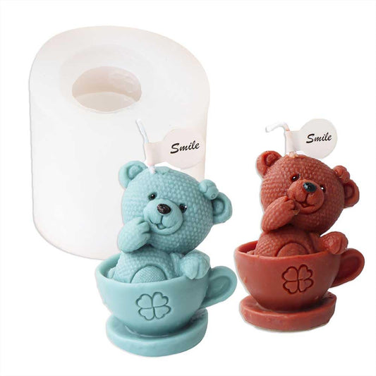 GB015 Teddy Bear In Cup Mold