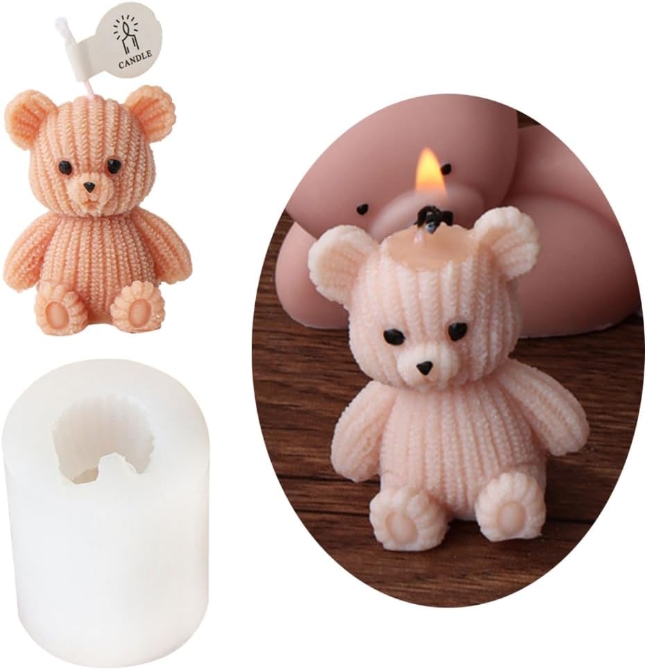 GB007 Wooly Teddy Bear Mold