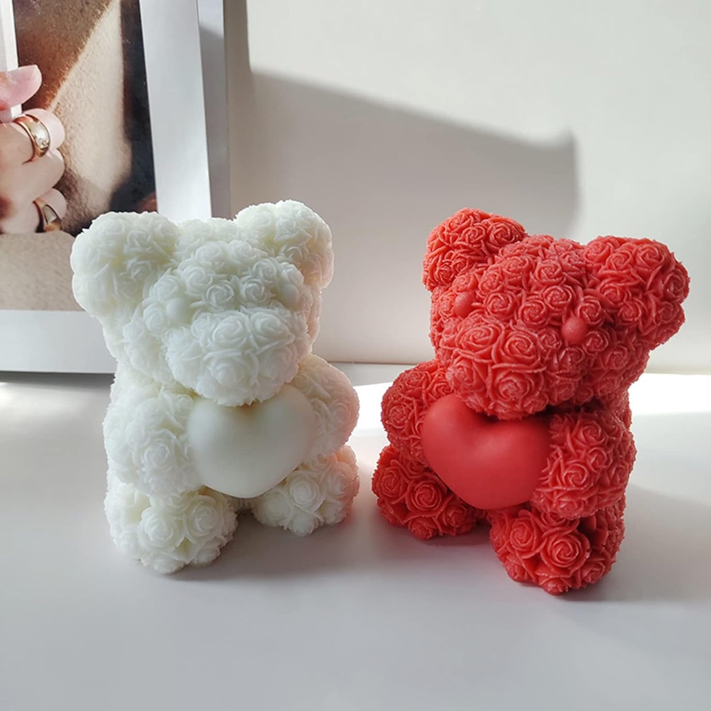 GB004 Rose Teddy Bear Mold
