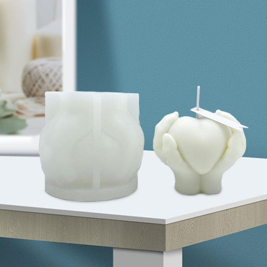 GB036 Plain Heart In Hand Mold