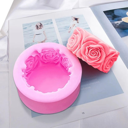 GB148 Round With Rose Mold