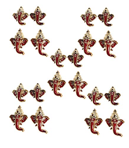 AC007 Ganesha Charm  (Pack of 12