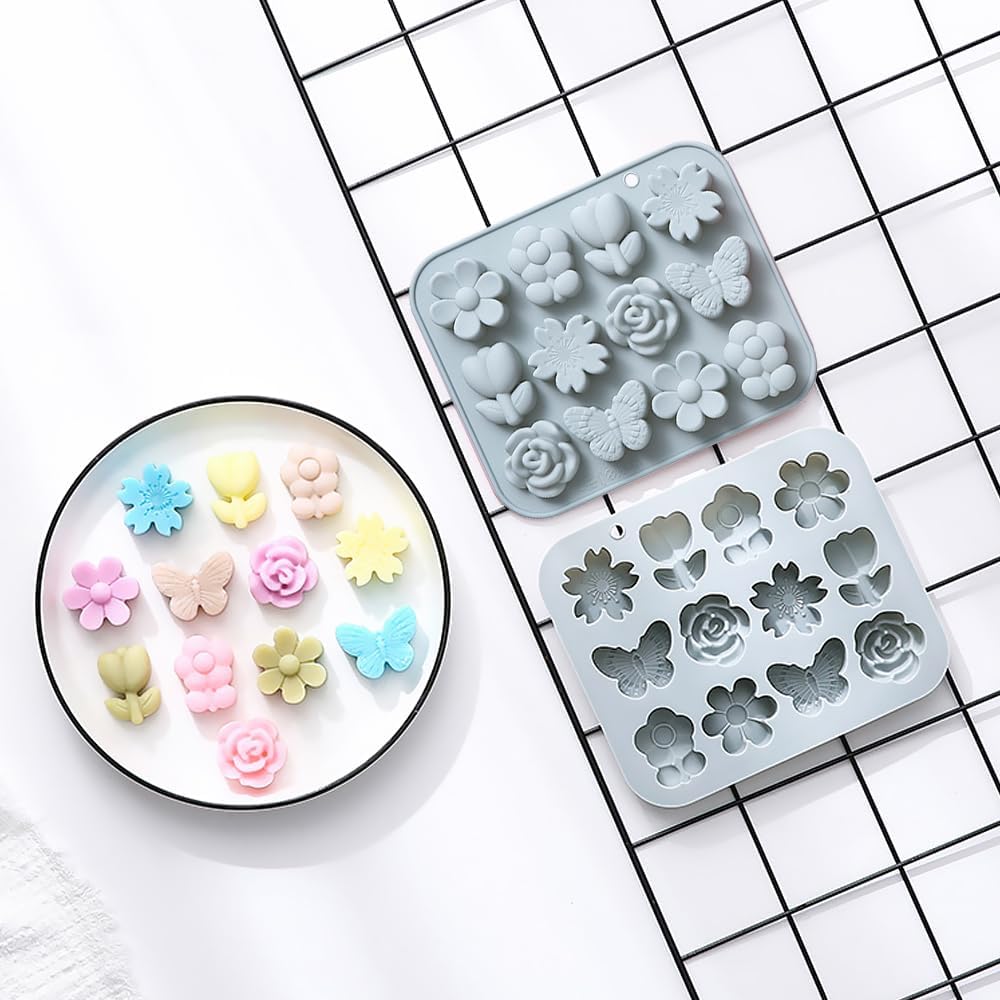 TM020 Flower & butterfly Mold