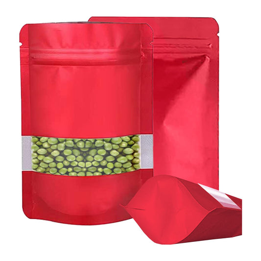 PI009 Ziplock Red Pouch (100 gm) Size : 6 x 4
