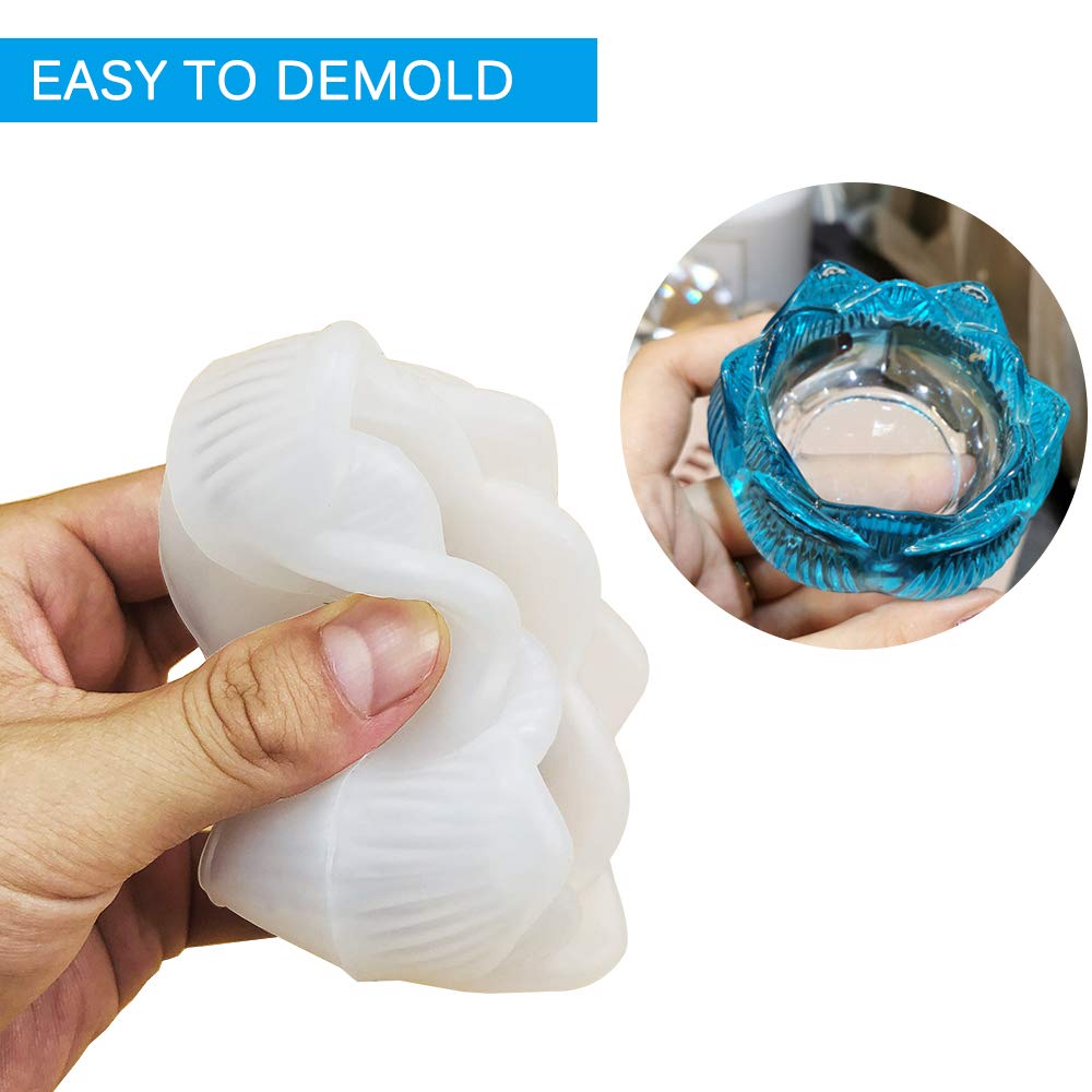 Lotus Candle Holder Mold CRM007 (Pack Of 6)