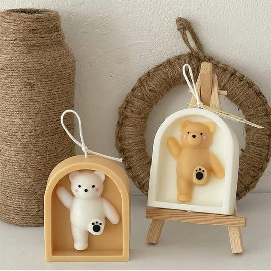 GB012 Teddy Bear In Frame Mold