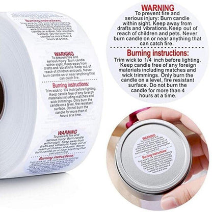 Warning sticker (1.5 inch)