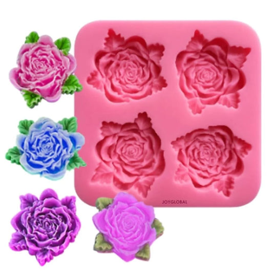 TM016 4C Rose Mold