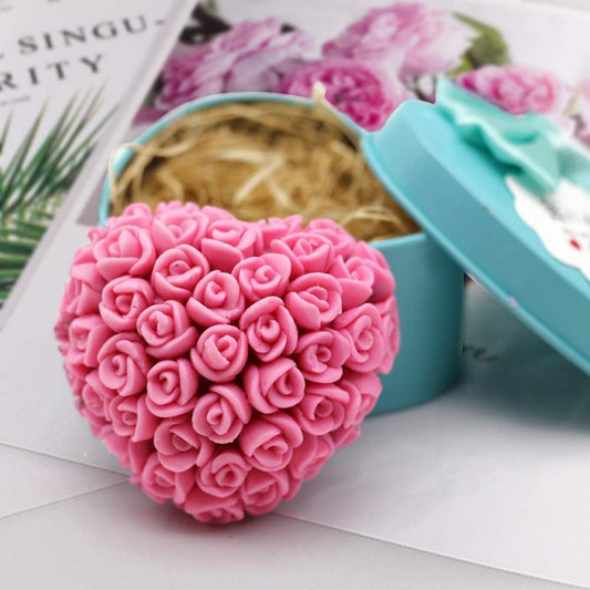 GB041 Multi Rose In Heart Mold