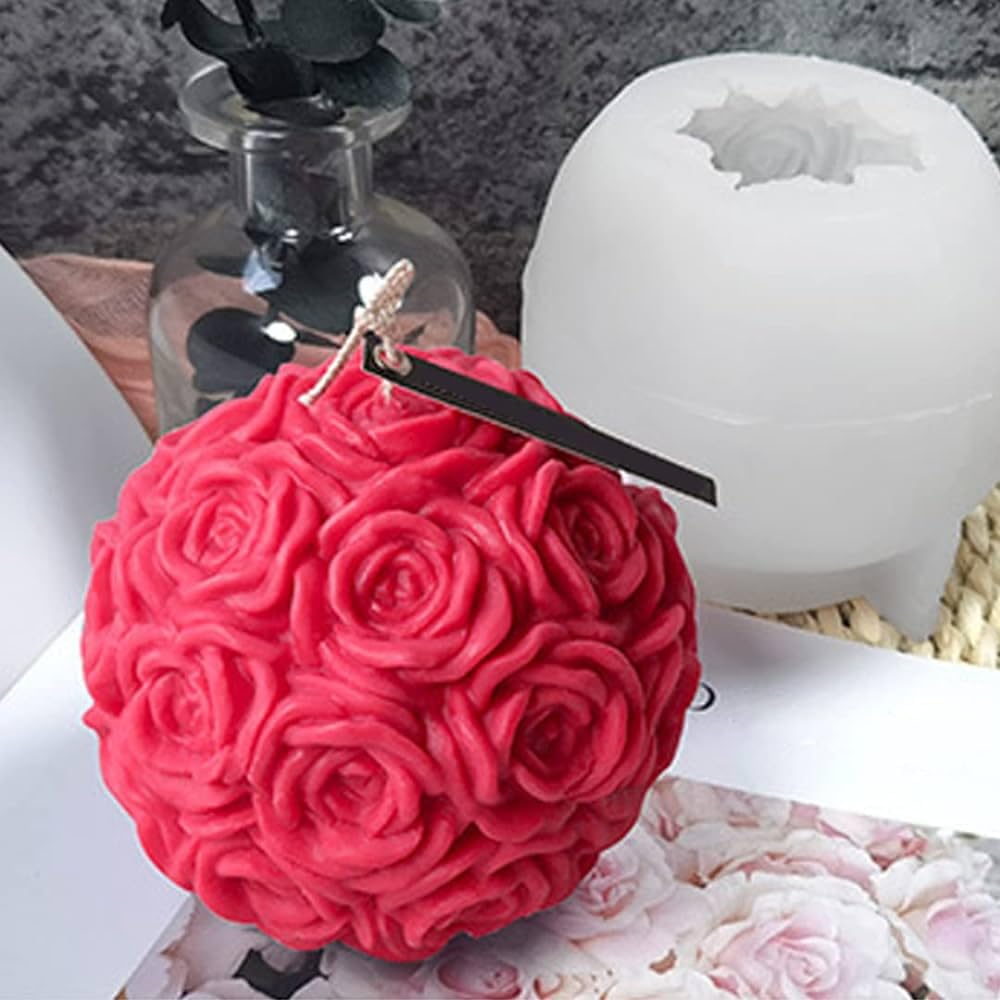 GB137 Rose Ball Mold
