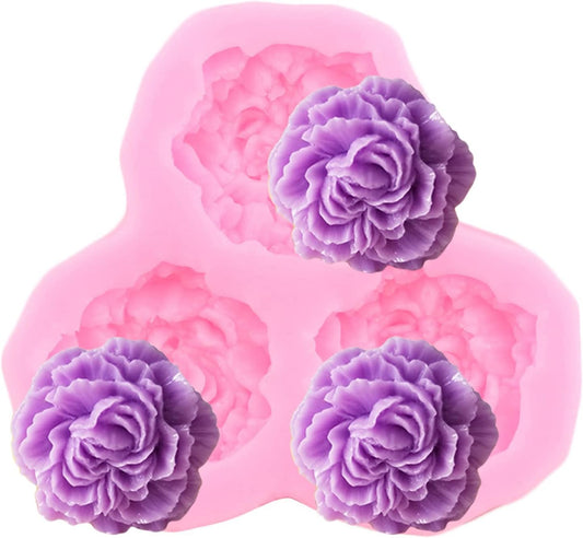 TM018 3c peony Mold