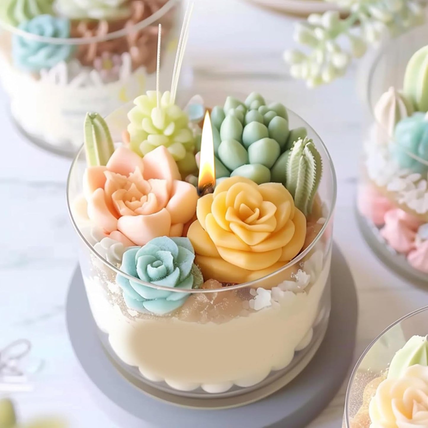 Succulent Set Mold GB200