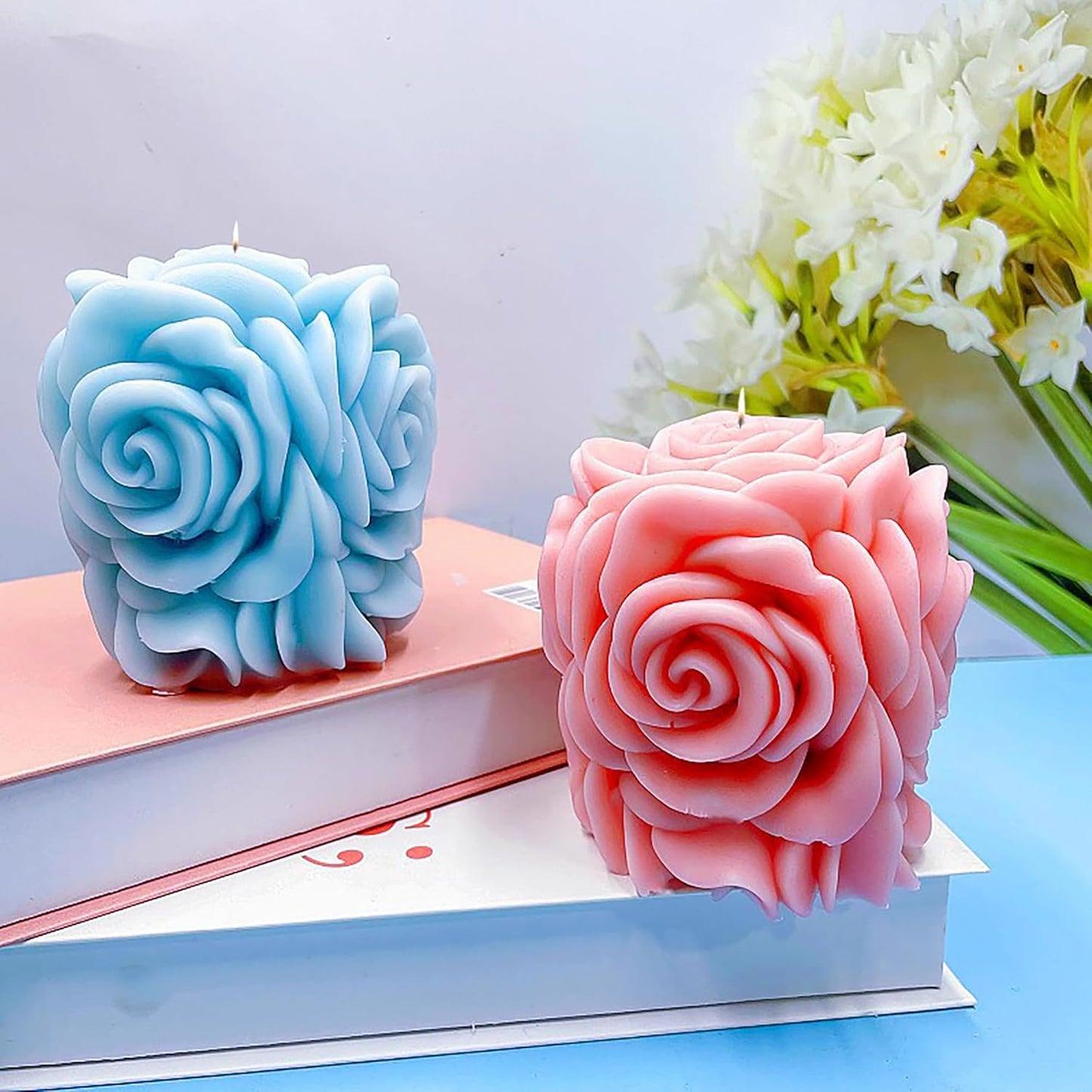 GB134 Rose Pillar Mold