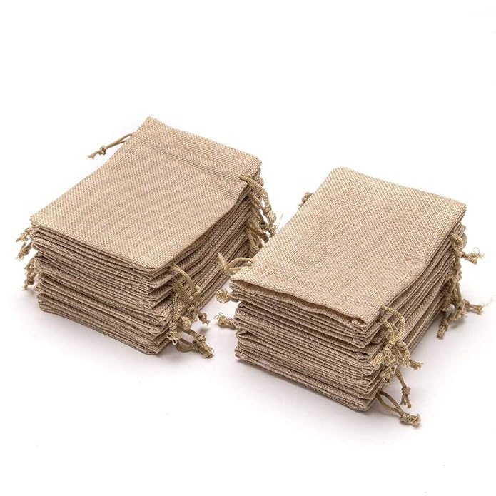 Jute Potli PI018-PI020 (Pack Of 20)
