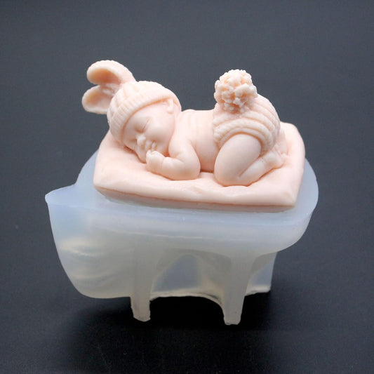 GB082 Sleeping Baby Mold