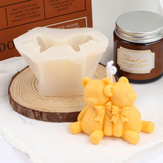 GB014 Couple Teddy Bear Mold