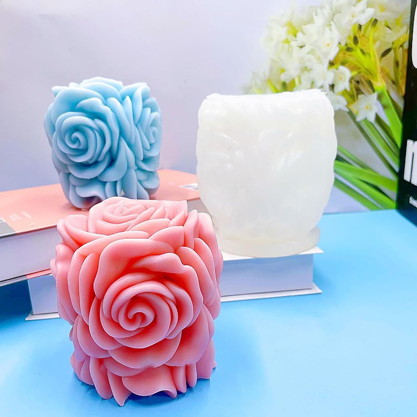 GB134 Rose Pillar Mold