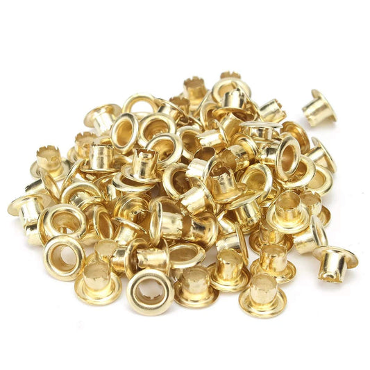 AC006 Brass Golden Eyelets (Pack of 100)
